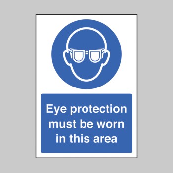 A4 - Eye Protection Must be Worn - 
