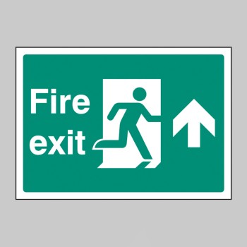 A4 - Fire Exit - Straight / Up - 