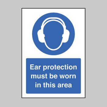 A5 - Ear Protection Must be Worn - 