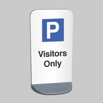 Visitors Parking Only - Temporary Sign - Visitors Parking Only - Temporary Sign -