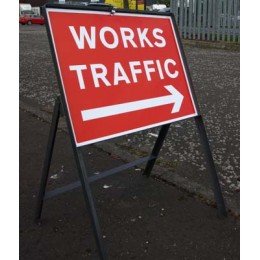 Sign Frame 600 x 450mm - 300mm Legs - 