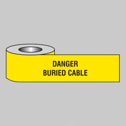 Danger - Buried Cable - Underground Tape - 
