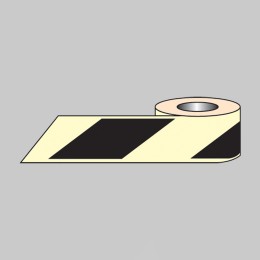 Black / White Photoluminescent Tape (Glow in the Dark) - 