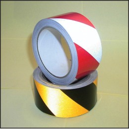 Reflective Safety Tape - Black & Yellow - 