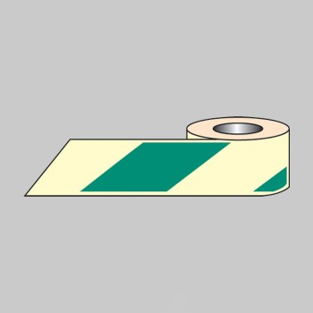 Green / White Photoluminescent Tape (Glow in the Dark) - 