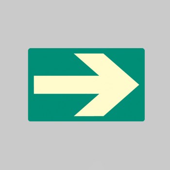 Rectangular - Photoluminescent Floor Marker (Glow in the Dark) - 
