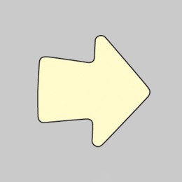 Anti-slip Floor Graphics - Arrows - Photoluminescent (Pack of 20) - 