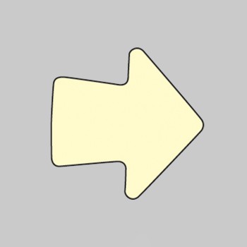 Anti-slip Floor Graphics - Arrows - Photoluminescent (Pack of 20) - 