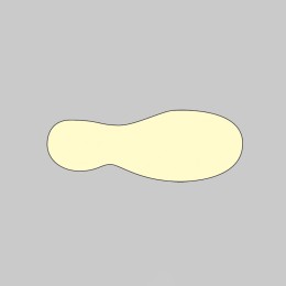 Anti-slip Floor Graphics - Footprints - Photoluminescent (Pack of 20) - 
