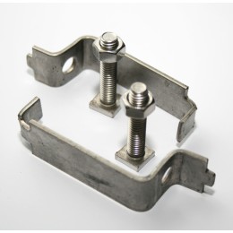 50mm Stainless Steel Back to Back Clips (Pair) - 
