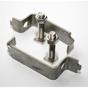 50mm Stainless Steel Back to Back Clips (Pair) - 
