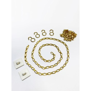 Brass Suspended Sign Chain - 