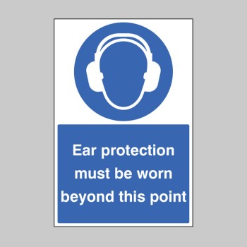 Ear Protection Must be Worn - Floor Graphic - 