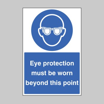 Eye Protection Must be Worn - Floor Graphic - 