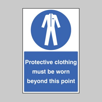 Protective Clothing Must be Worn - Floor Graphic - 