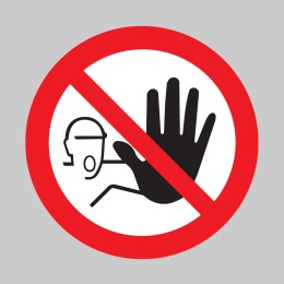 Floor Graphic - No Entry Symbol - 