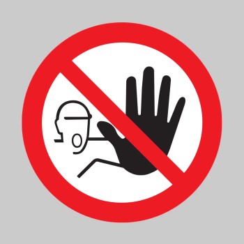 Floor Graphic - No Entry Symbol - Floor Graphic - No Entry Symbol -