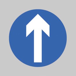 Floor Graphic - One Way Symbol - 