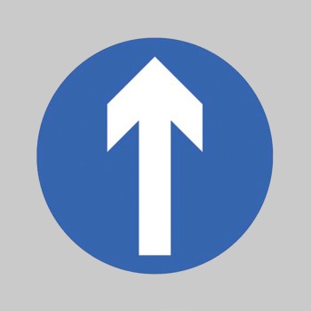 Floor Graphic - One Way Symbol - 