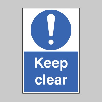 Keep Clear - Floor Graphic - 