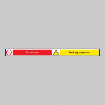Do Not Use - Awaiting Inspection - Do Not Use - Awaiting Inspection -