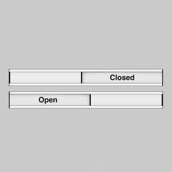Open / Closed - Door Slider - 