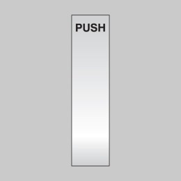 Push - Deluxe Engraved Door Plate - 