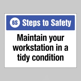 Maintain your Workstation in a Tidy Condition - 