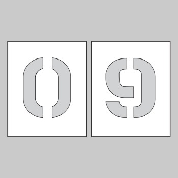 Stencil Kit - 0-9 - 