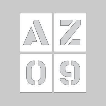 Stencil Kit - A-Z & 0-9 - 