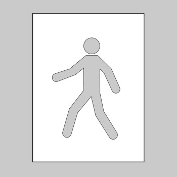Stencil - Pedestrian - 