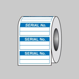 Serial Number (Roll of 100 Labels) - 