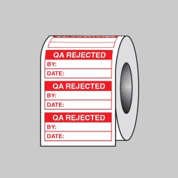 QA Rejected (Roll of 100 Labels) - 