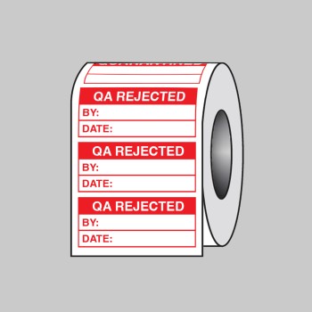 QA Rejected (Roll of 100 Labels) - 