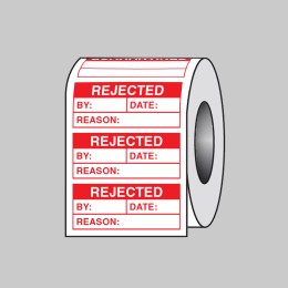 Rejected (Roll of 100 Labels) - 