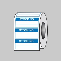 Stock Number (Roll of 100 Labels) - 