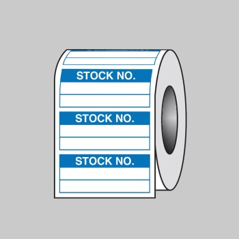 Stock Number (Roll of 100 Labels) - 