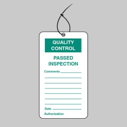Quality Control Tag - Passed Inspection (Pack of 10) - 