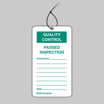 Quality Control Tag - Passed Inspection (Pack of 10) - 