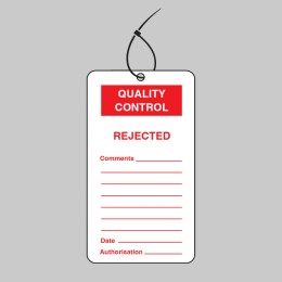 Quality Control Tag - Rejected (Pack of 10) - 