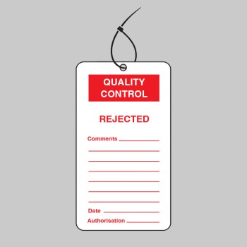 Quality Control Tag - Rejected (Pack of 10) - 