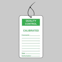 Quality Control Tag - Calibrated (Pack of 10) - 