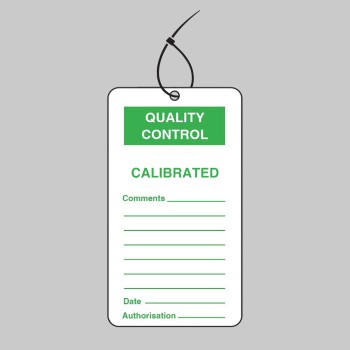 Quality Control Tag - Calibrated (Pack of 10) - 