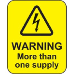 Warning - More Than One Supply Labels - 