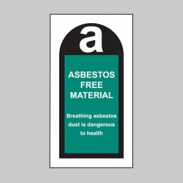 Asbestos Free Material Labels - 
