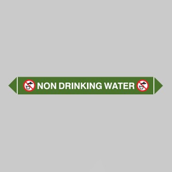 Non Drinking Water - Flow Marker (Pack of 5) - Non Drinking Water - Flow Marker (Pack of 5) -
