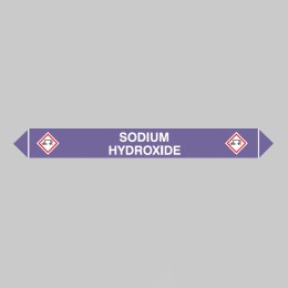Sodium Hydroxide - Flow Marker (Pack of 5) - 