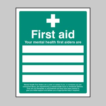 Your Mental Health First Aiders Are - 