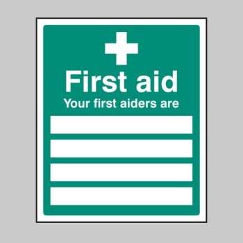 Your First Aiders Are - 