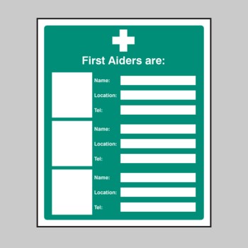 First Aiders Are (Space for 3) - 